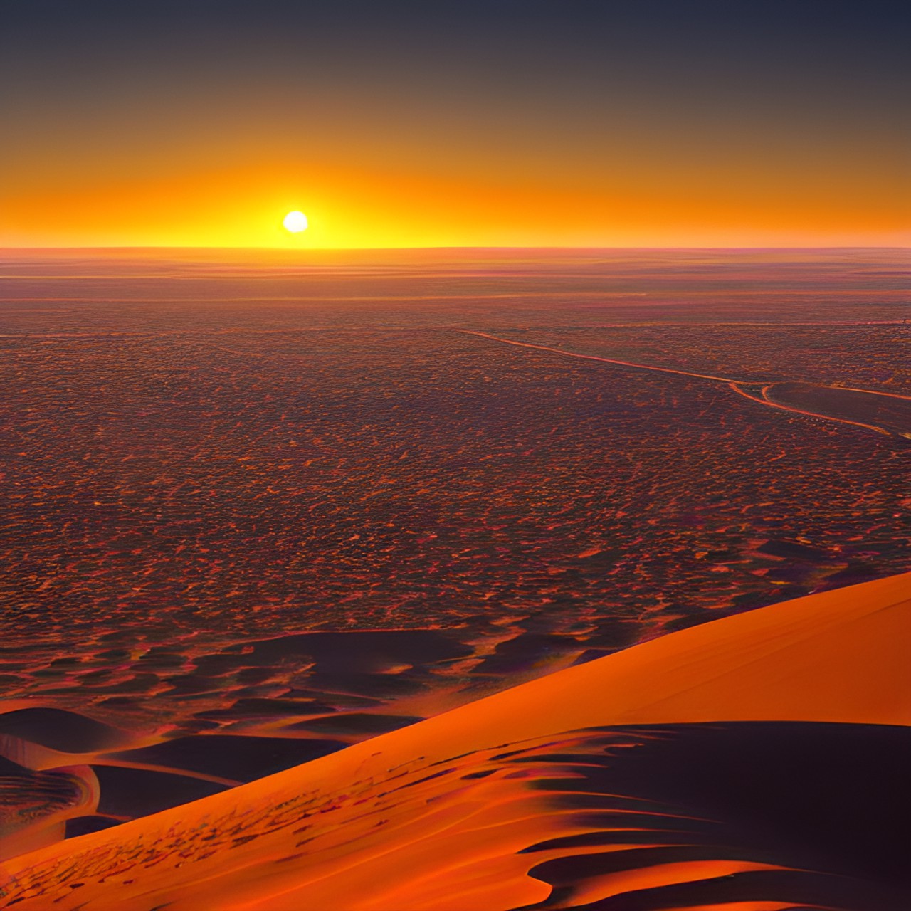 sahara desert at night preview