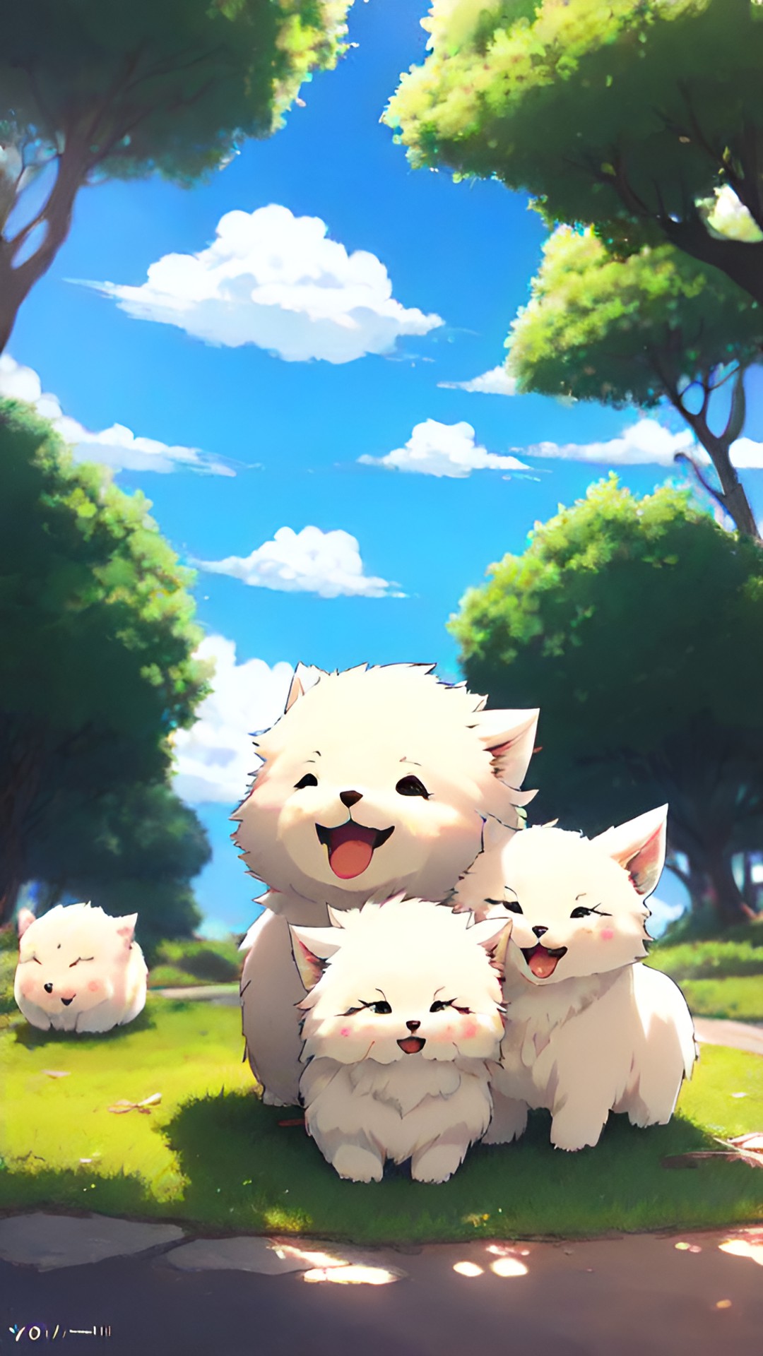 Cute little dogs - happy little fluff balls preview