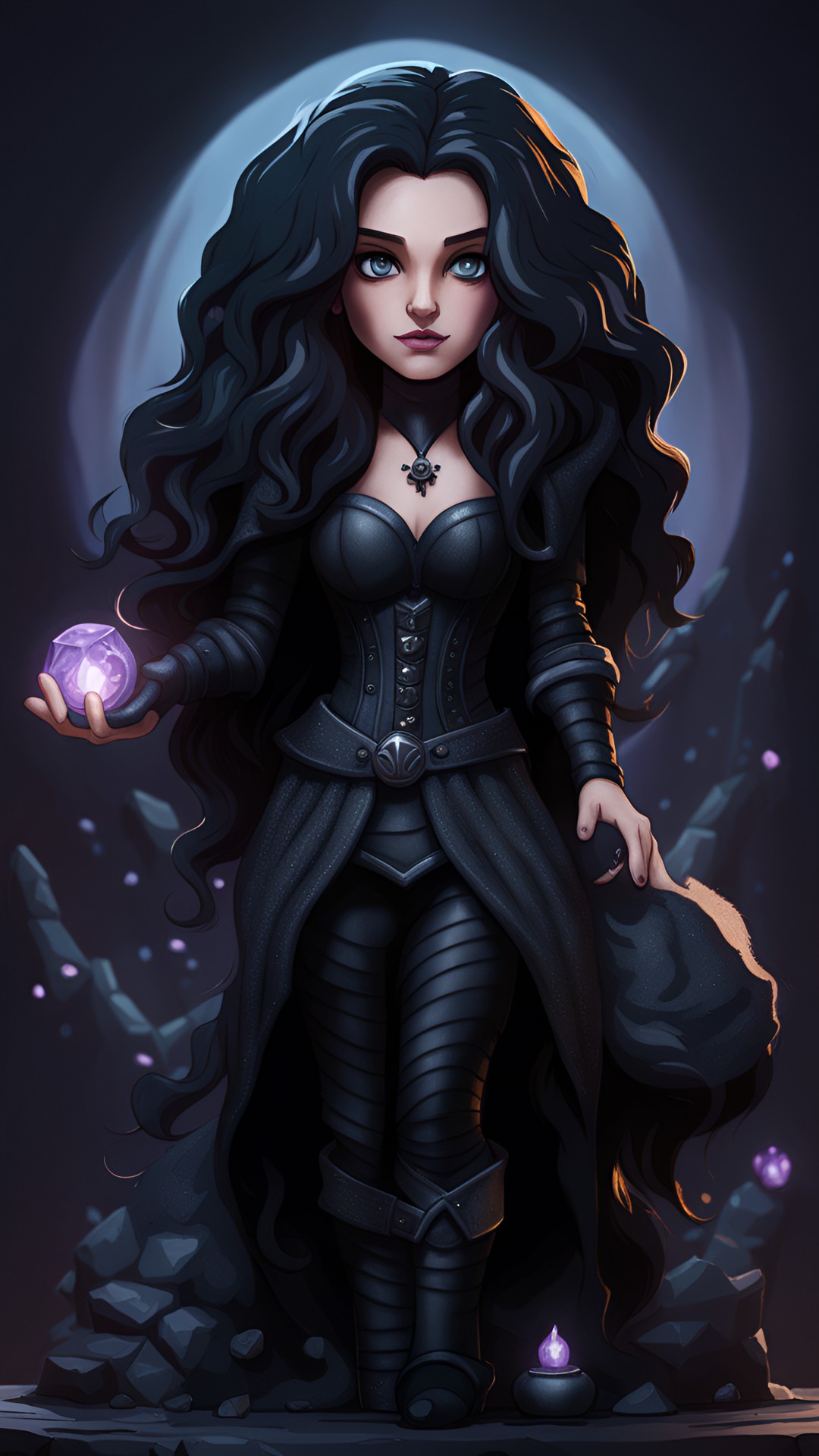 yennefer, highly detailed, fantasy art preview