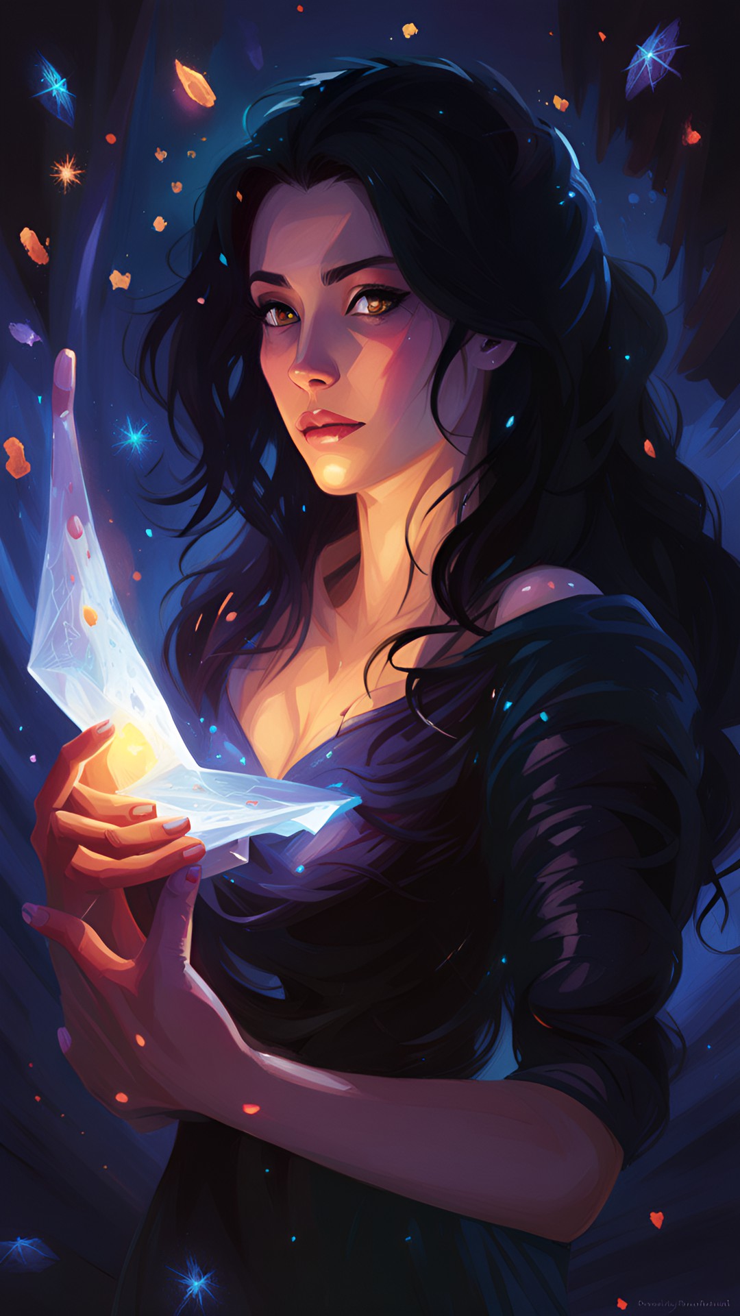 yennefer, highly detailed, fantasy art preview