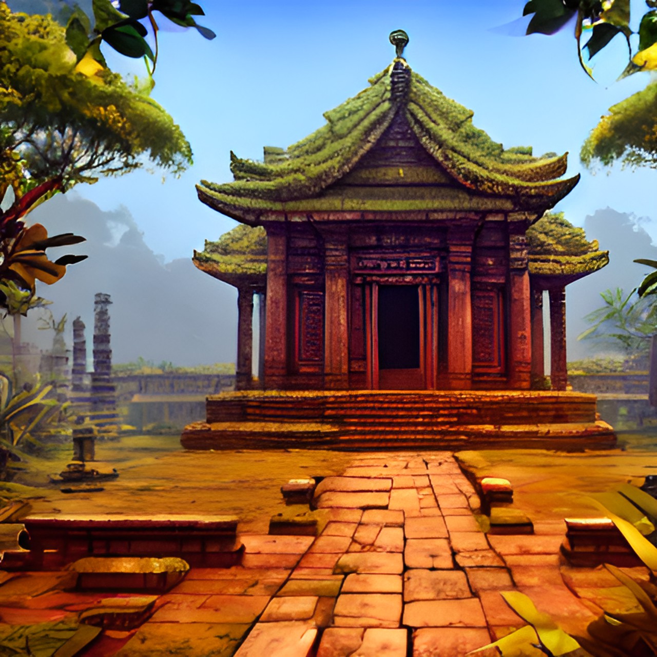 ancient jungle temple preview