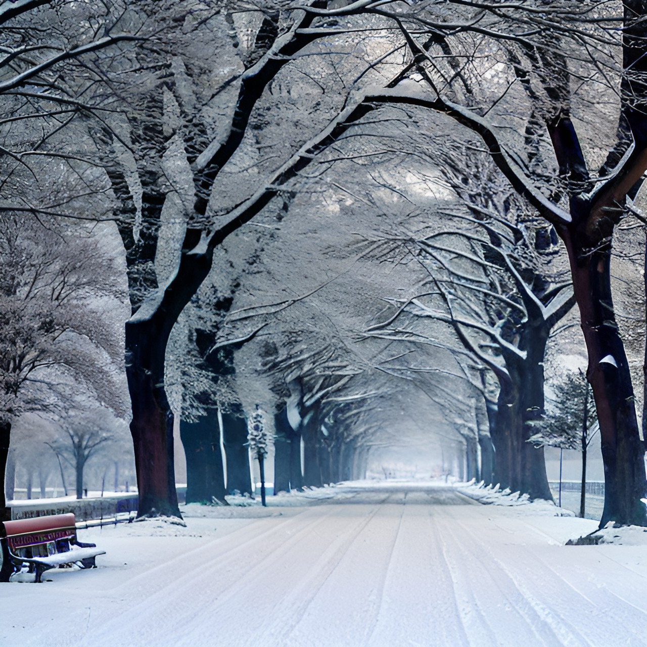 Snowy Day - snow - a scene of a winter wonderland, with soft blankets of snow covering the ground and trees. the air is crisp and clean, and the sun is shining brightly. preview