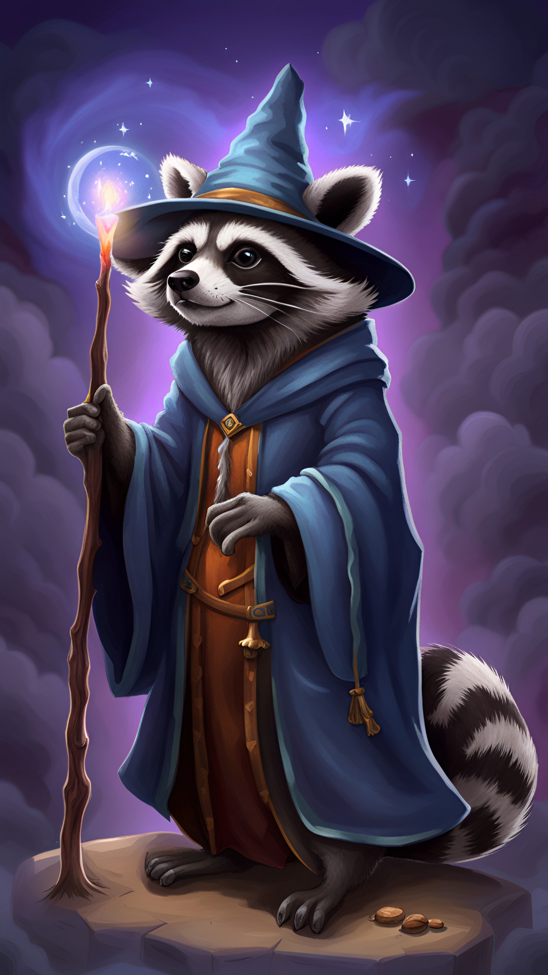 raccoon wizard preview