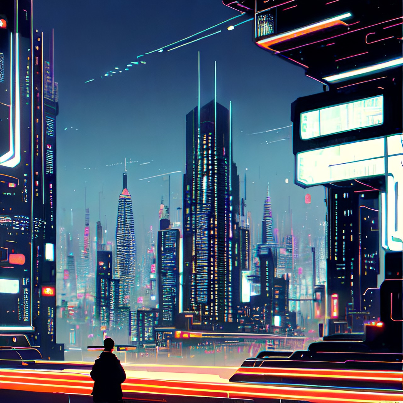 futuristic city preview