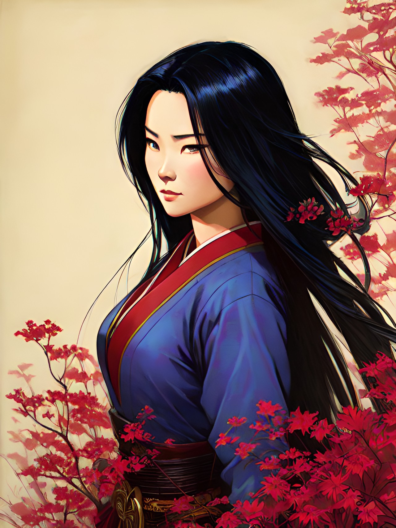 mulan, disney princess, fantasy art preview