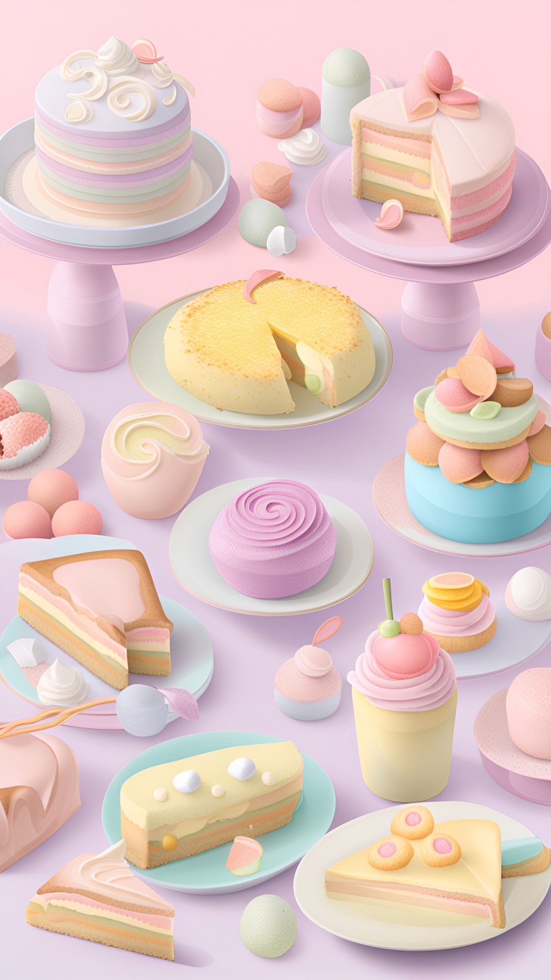 here in the pastel part of dreamland these are the pastel foods we have here preview