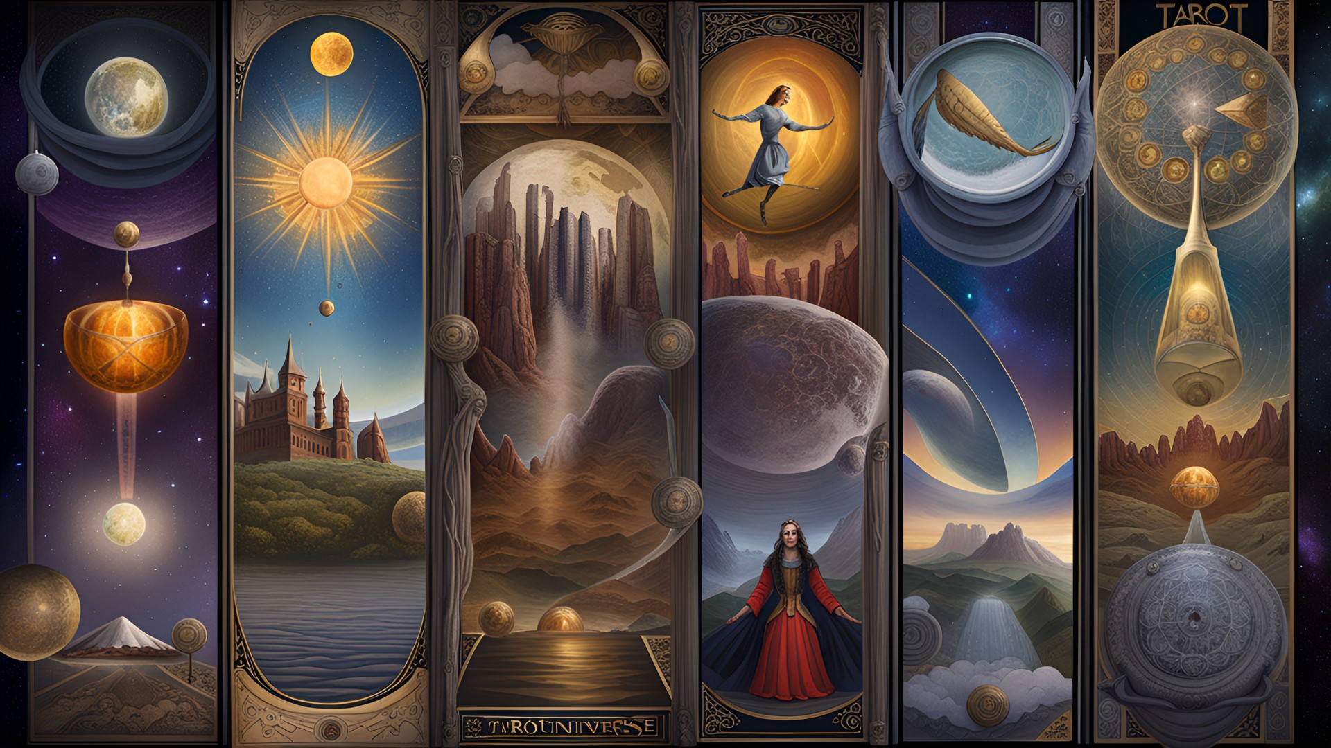 tarot universe surreal preview