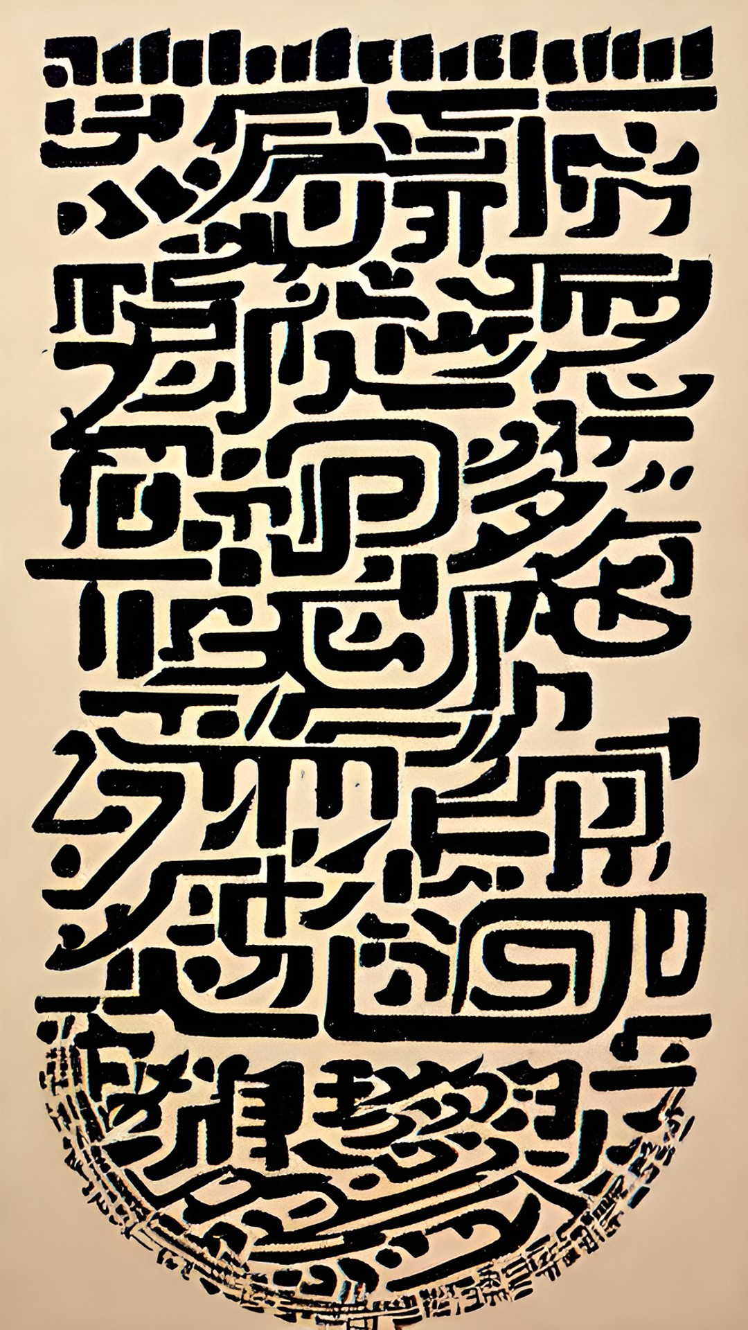 word art with words, asemic writing preview