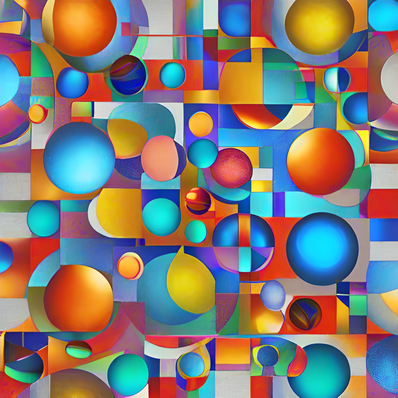 music of the spheres 3d abstract patchwork composition prismatic metallic, simple clean, to the edge preview