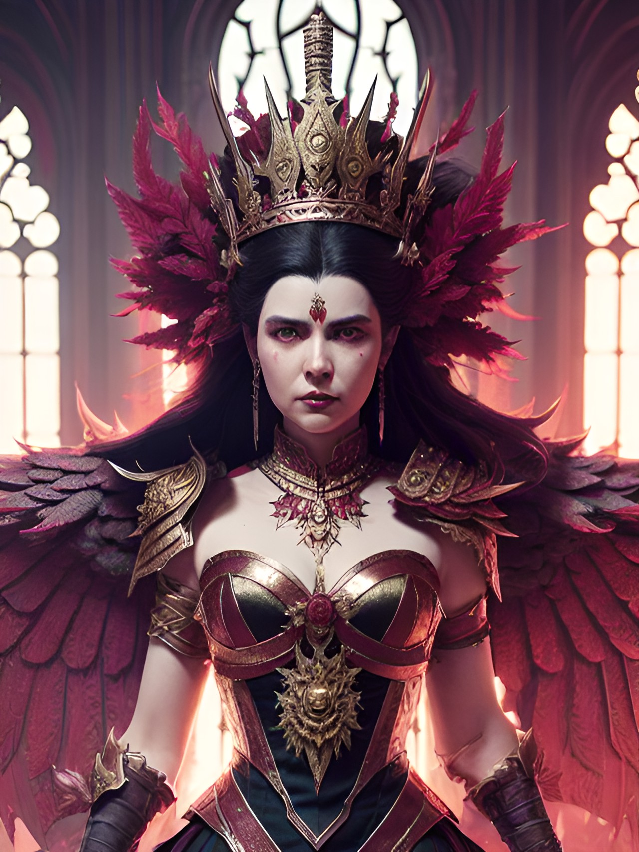 blood queen, fantasy art preview