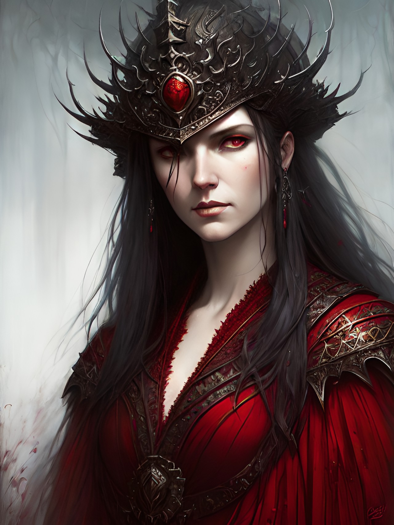 blood queen, fantasy art preview