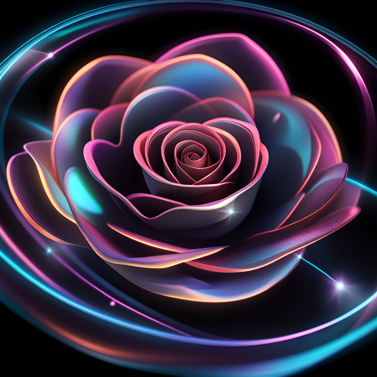 Metallic Flower - ring around the rose preview