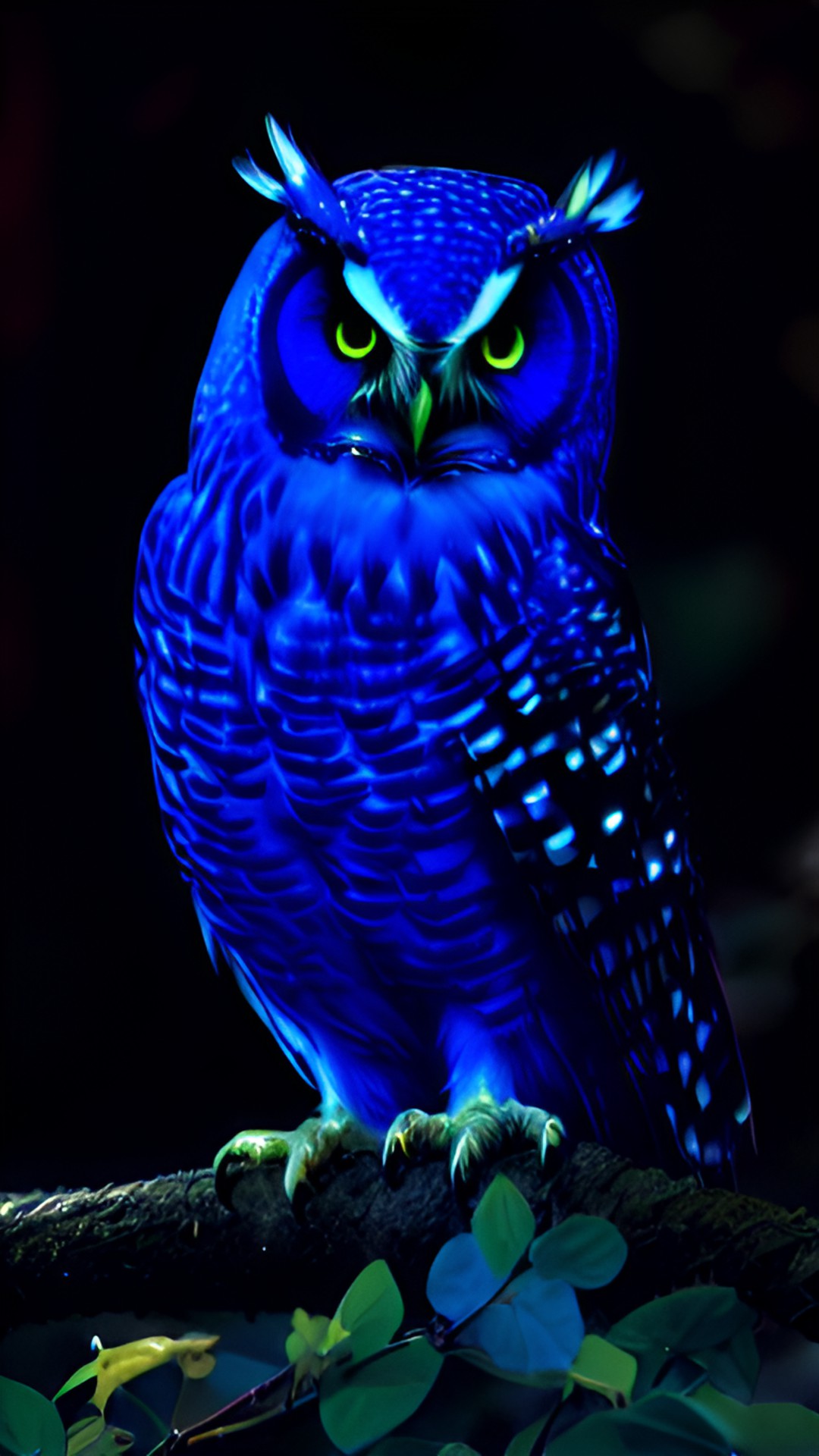 ITS JUST A BLUE OWL - spirit, owl ￼ preview