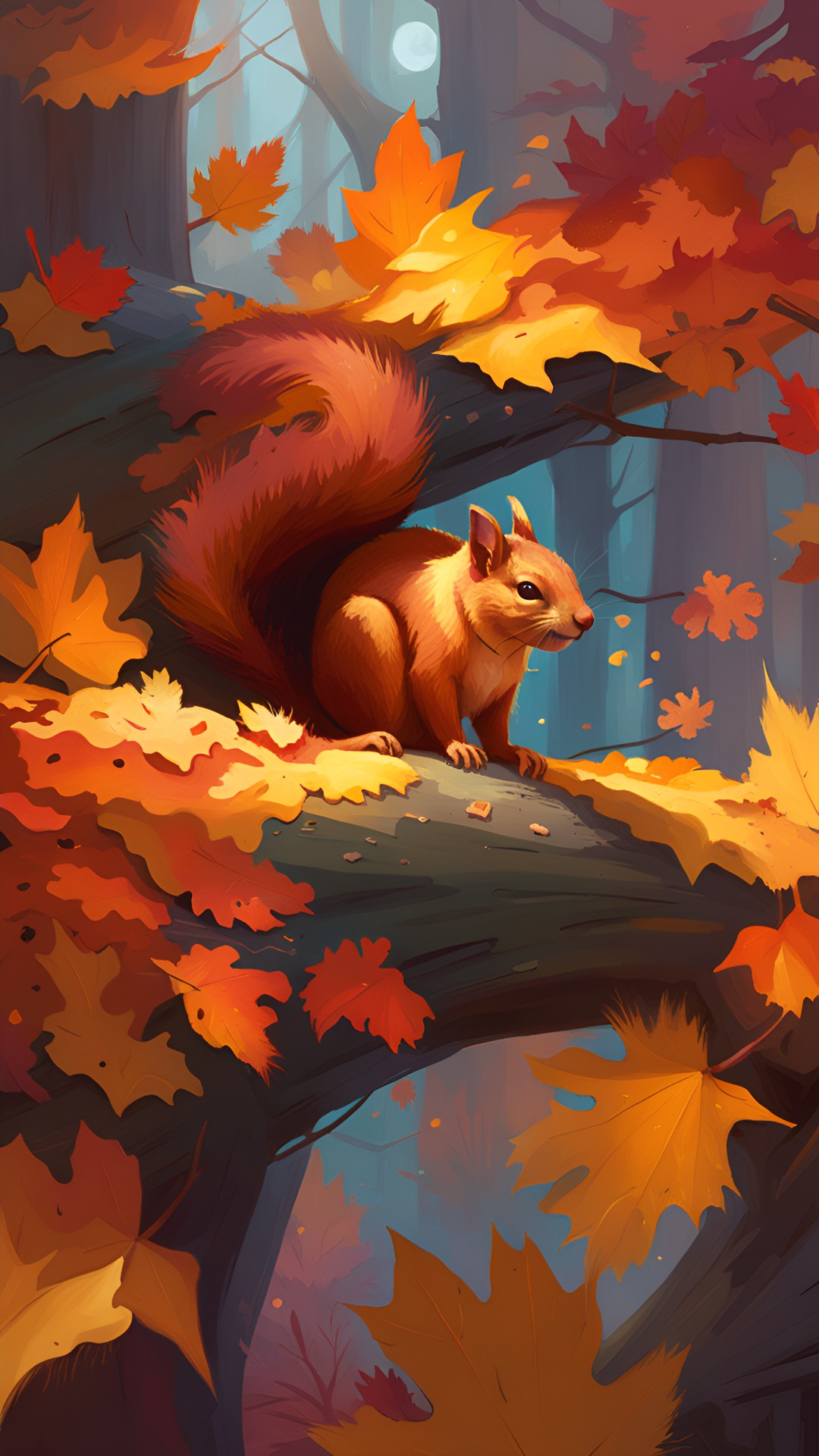 autumn squirrel preview