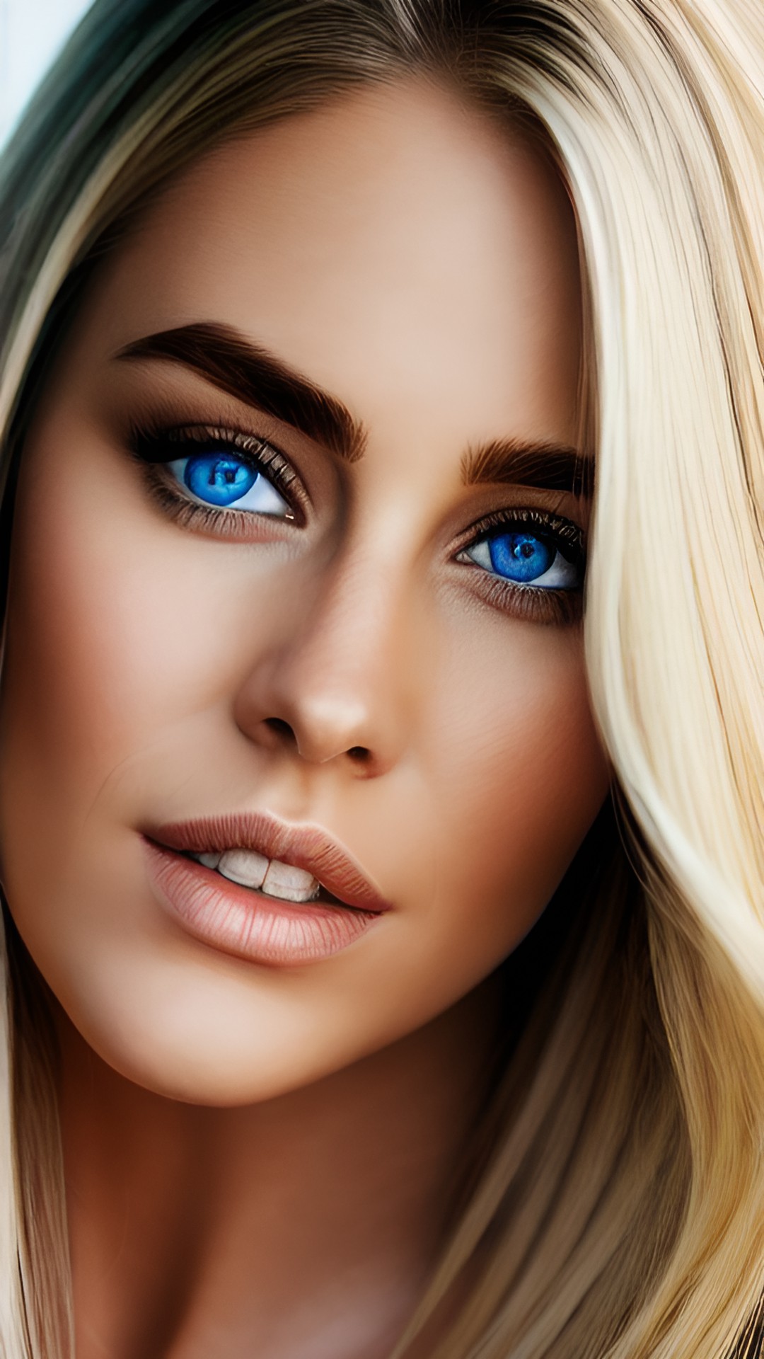 blue lagoon - attractive blond woman with gorgeous eyes preview