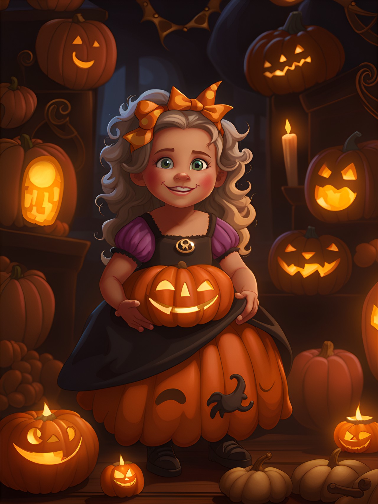 carmella the sweet, a magical mom preparing for a giant halloween party preview