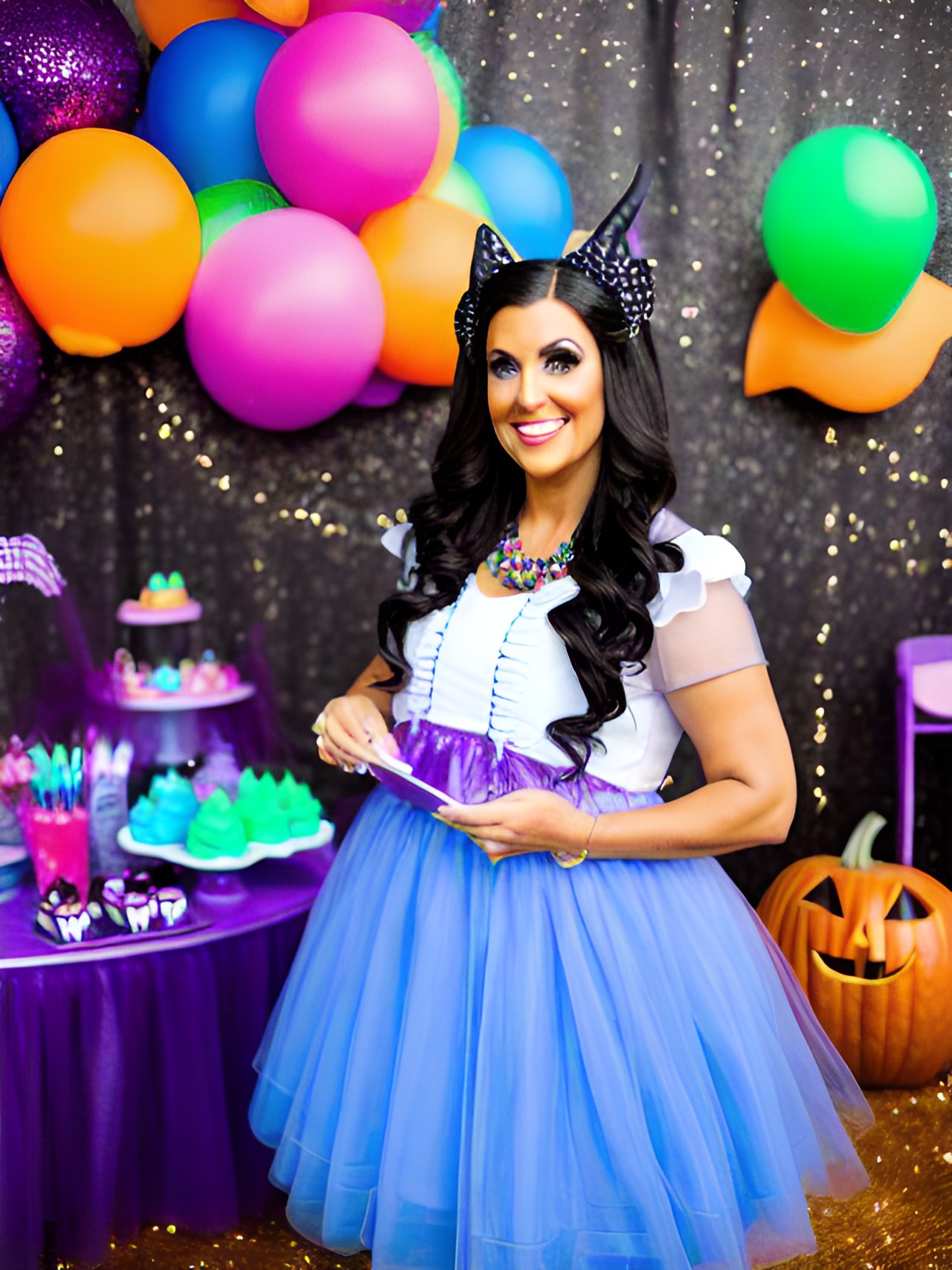 carmella the sweet, a magical mom preparing for a giant halloween party preview