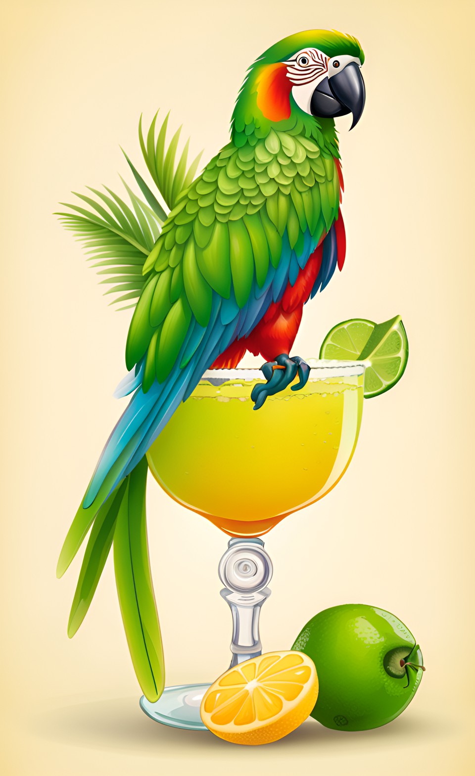 RIP Jimmy Buffet - margarita cocktail and parrot preview