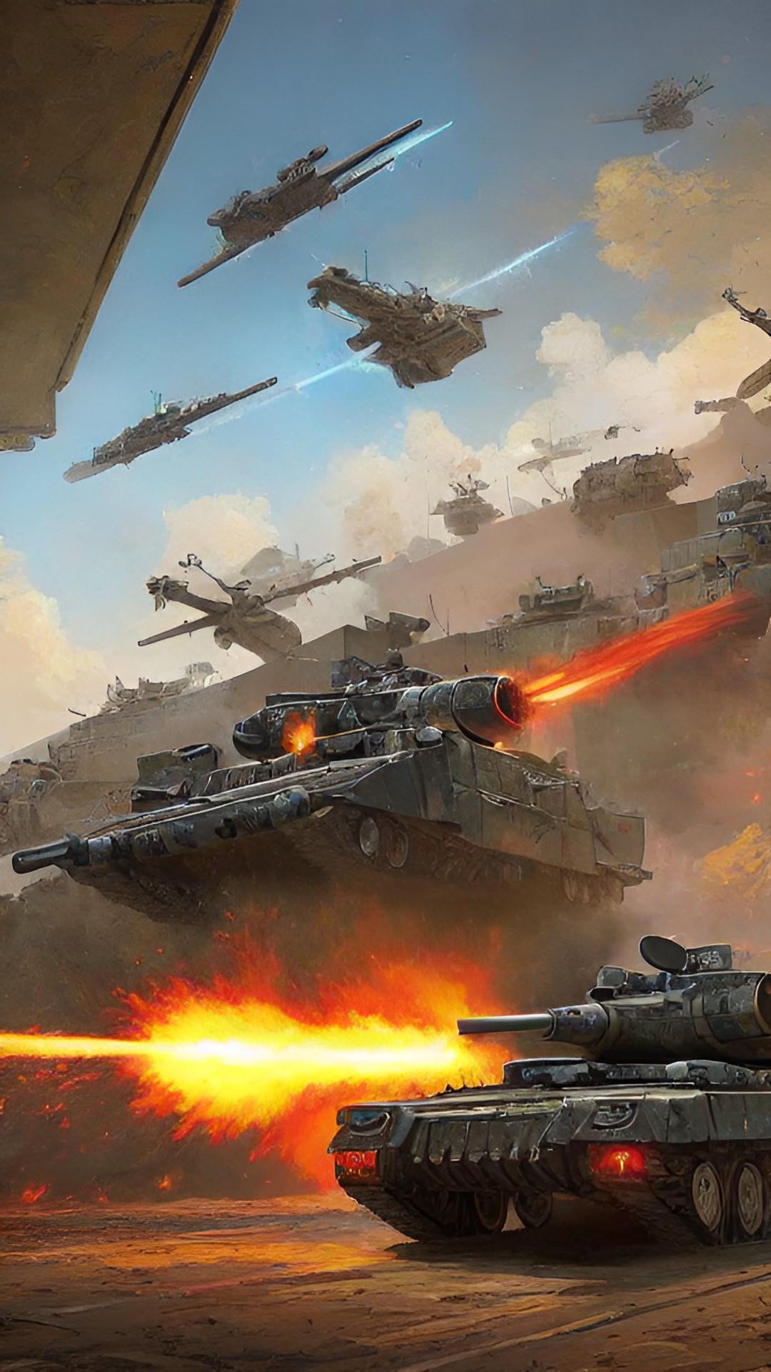 The Wall - military grade 6 tank firing preview