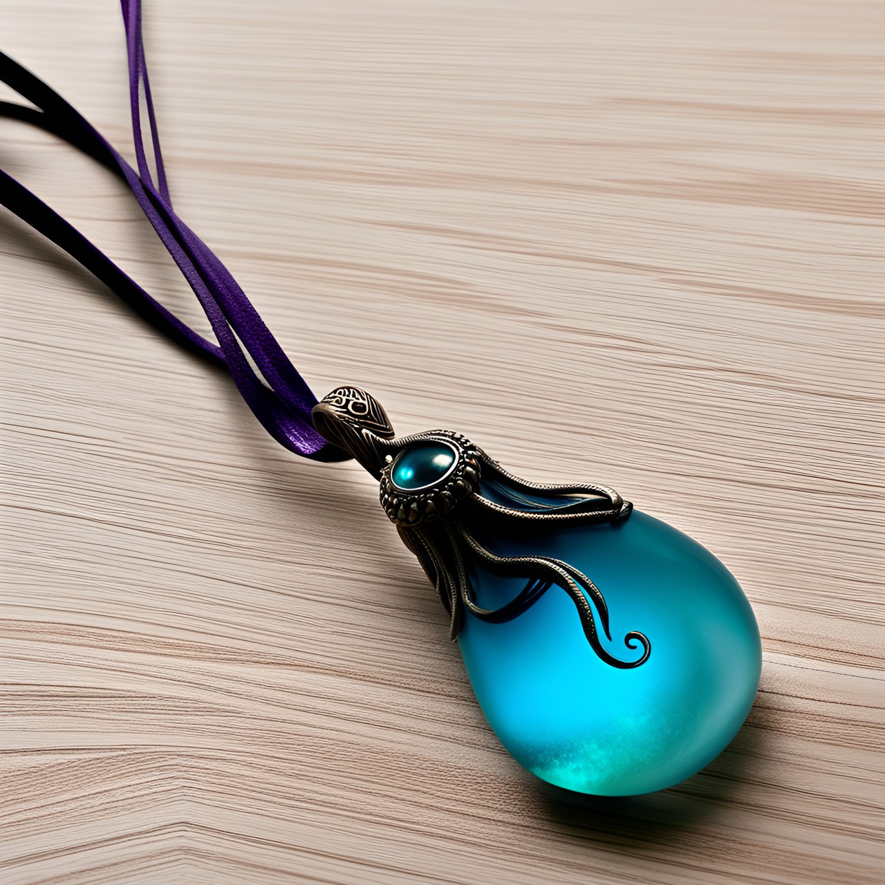 mermaid's tear pendant: a pendant containing a luminescent "tear" from a mermaid, believed to grant the wearer the ability to communicate with the sea preview