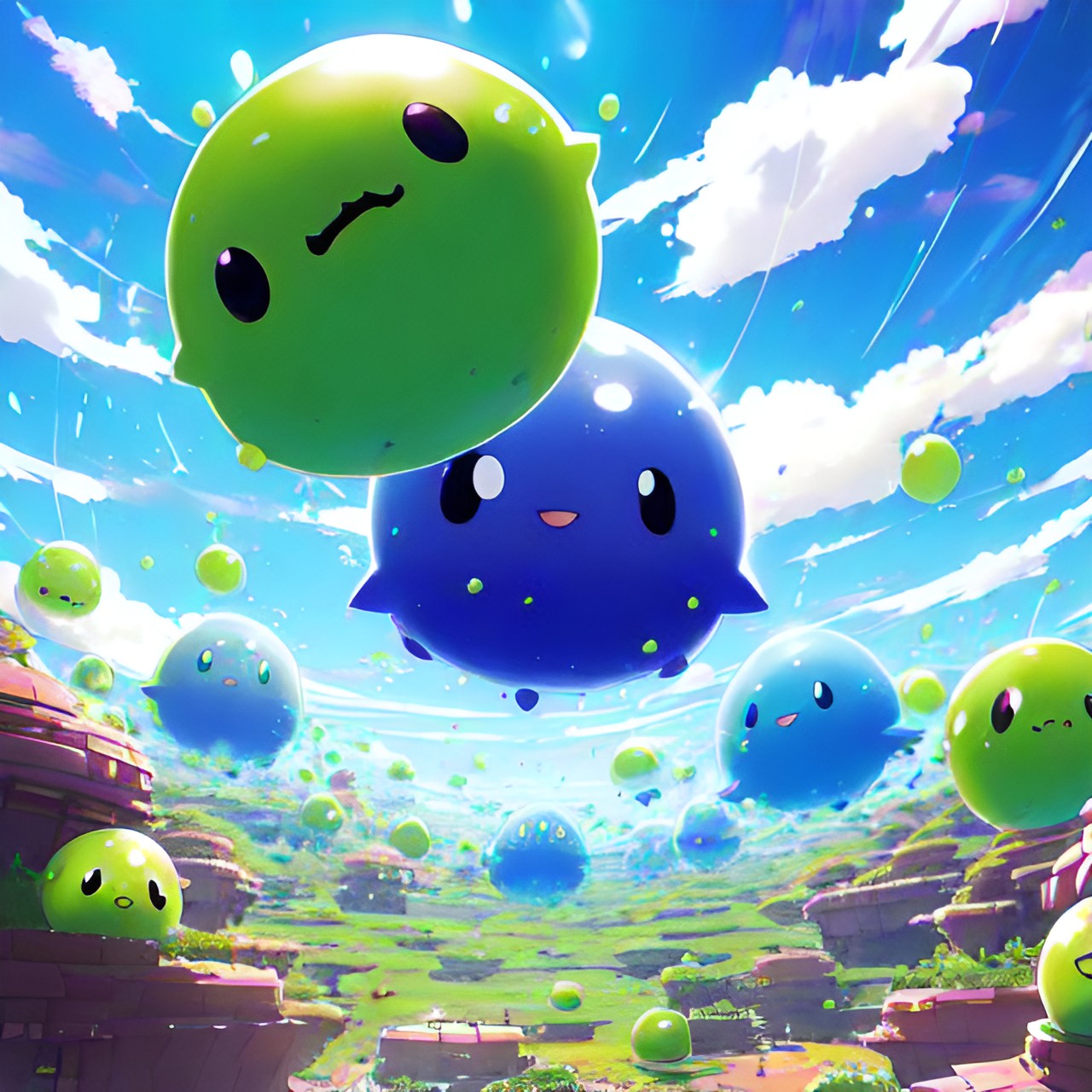 Watch Out! - slimes attacking preview