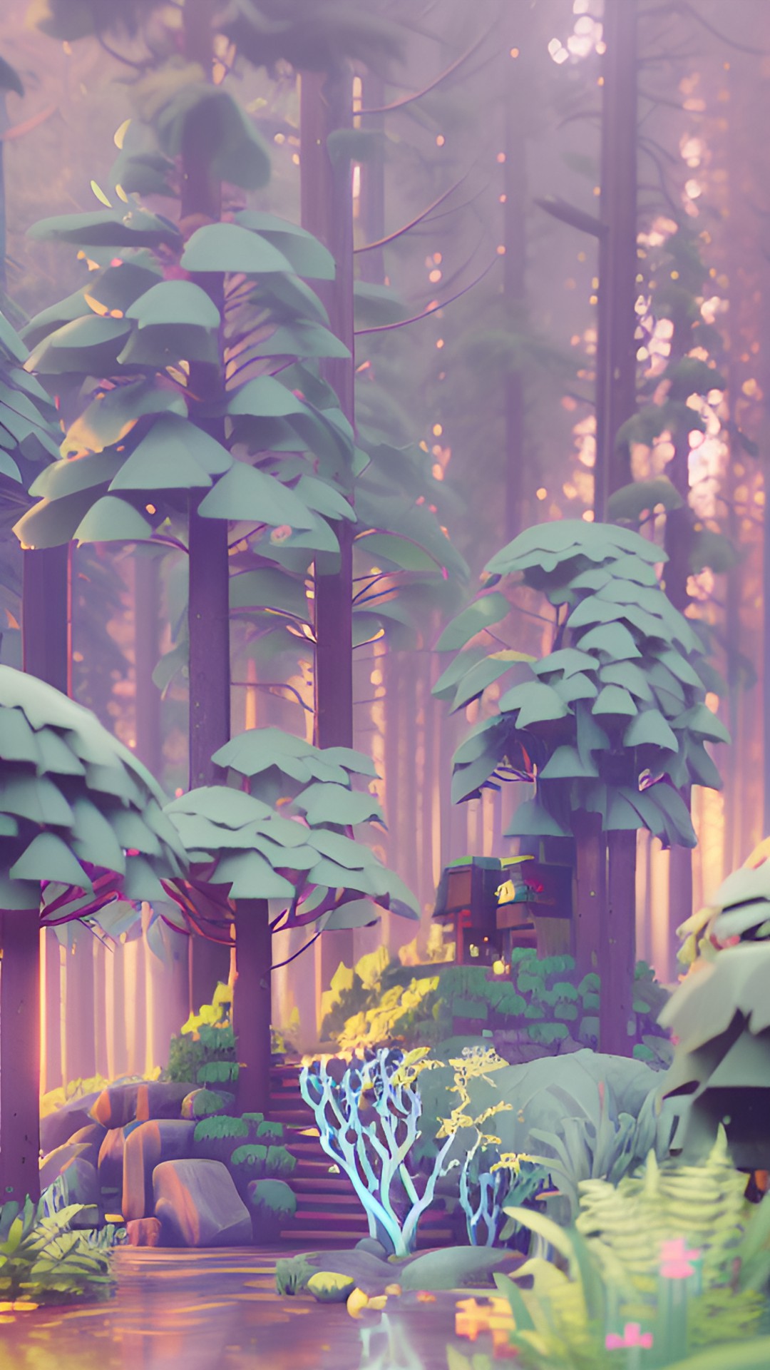 forest pixel art preview