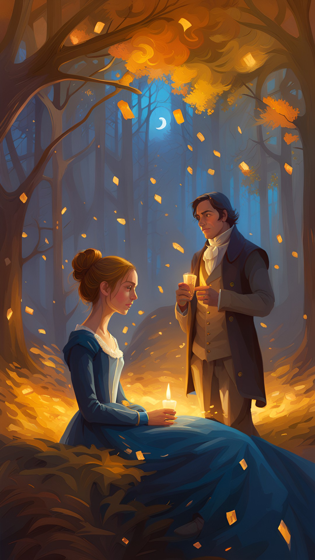 jane eyre and mr rochester, highly detailed, fantasy art preview