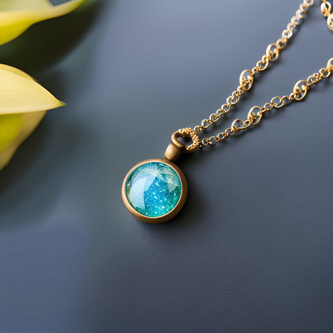 faerie dust necklace: a necklace filled with sparkling faerie dust that glimmers like stardust, enhancing the wearer's charm and grace. preview