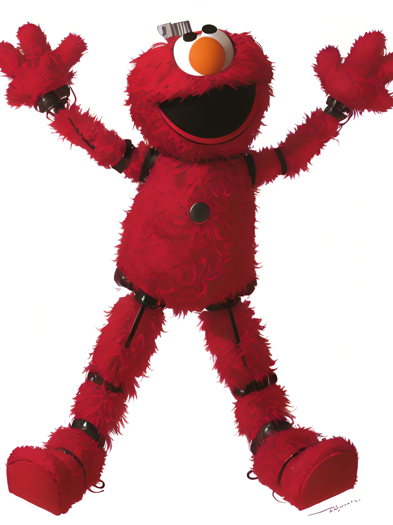 robot elmo is a cute, cuddly robot that looks just like the popular sesame street character. he's soft and huggable, and he loves to sing and dance along with his friends. preview