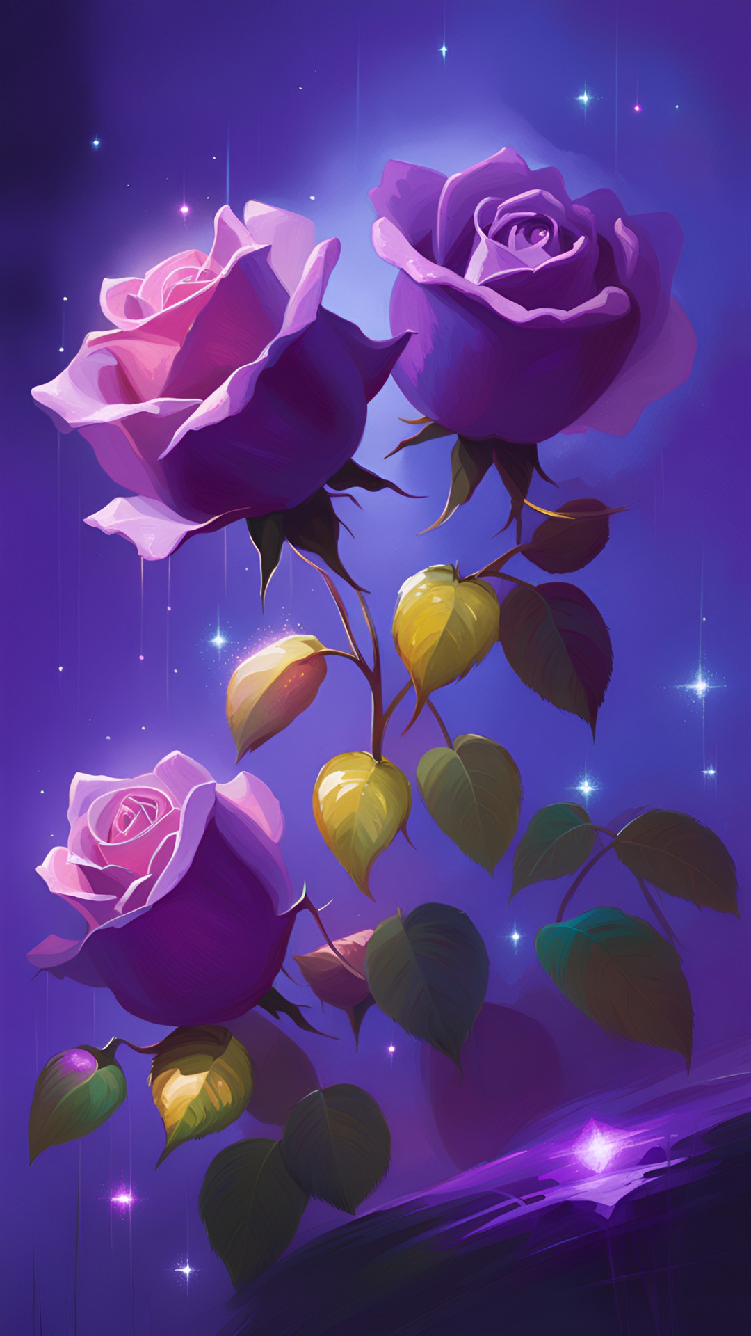 purple roses preview