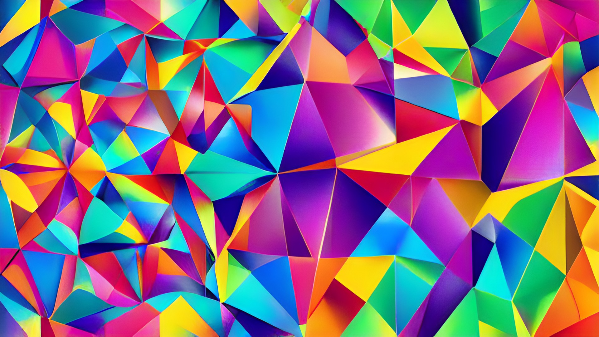 bright background with various abstract geometric shapes preview