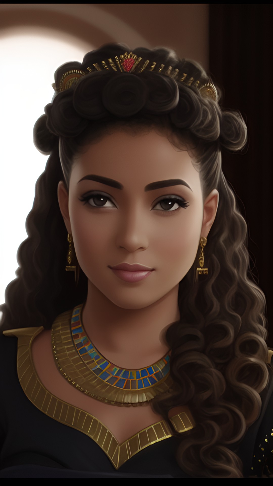 Egyptian Princess - egyptian, princess, pretty, curly hair preview