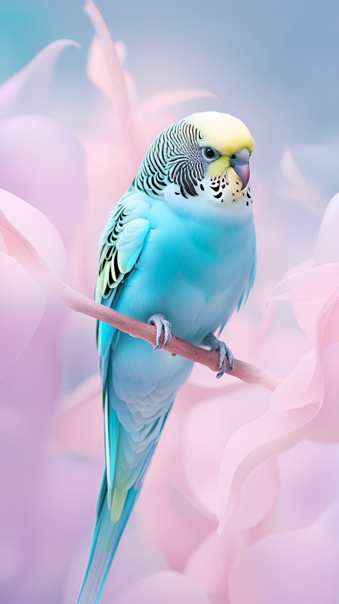 ethereal pastel dreamlike budgie preview