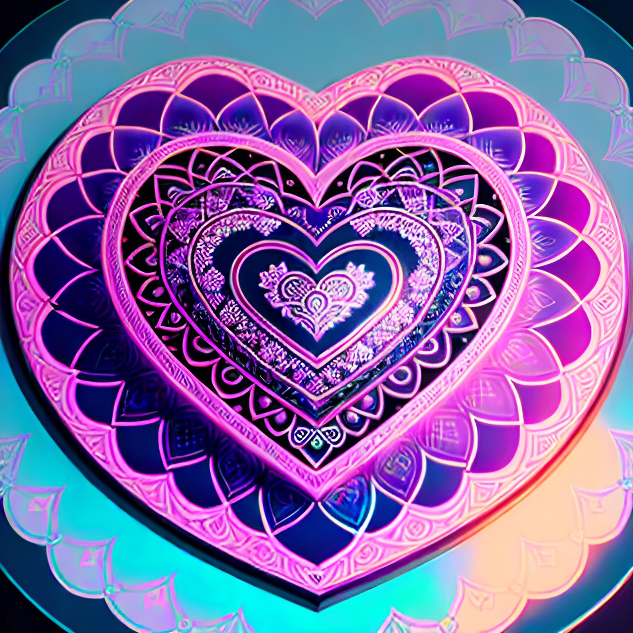 heart mandala preview