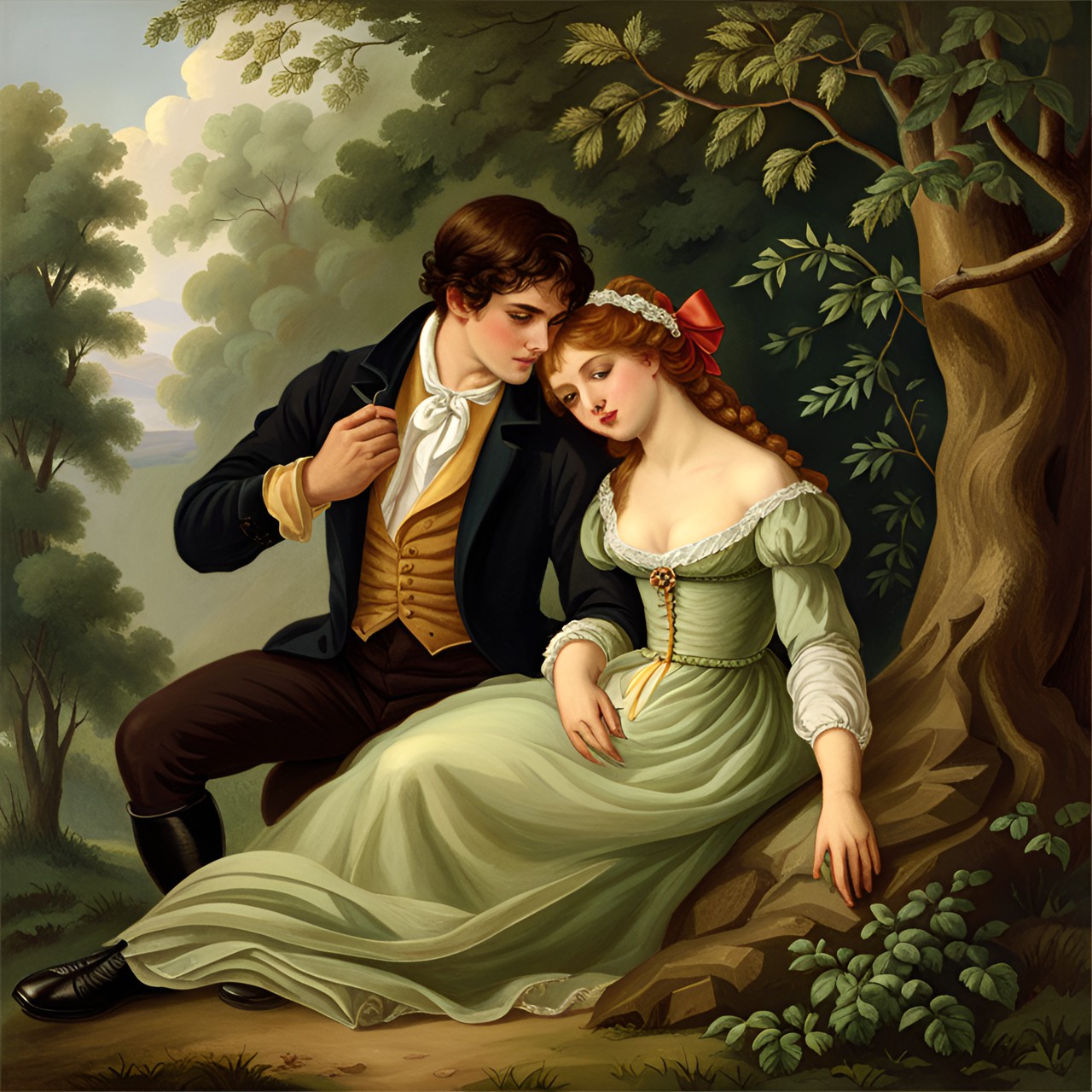 sensual romance in the wood at regency era preview