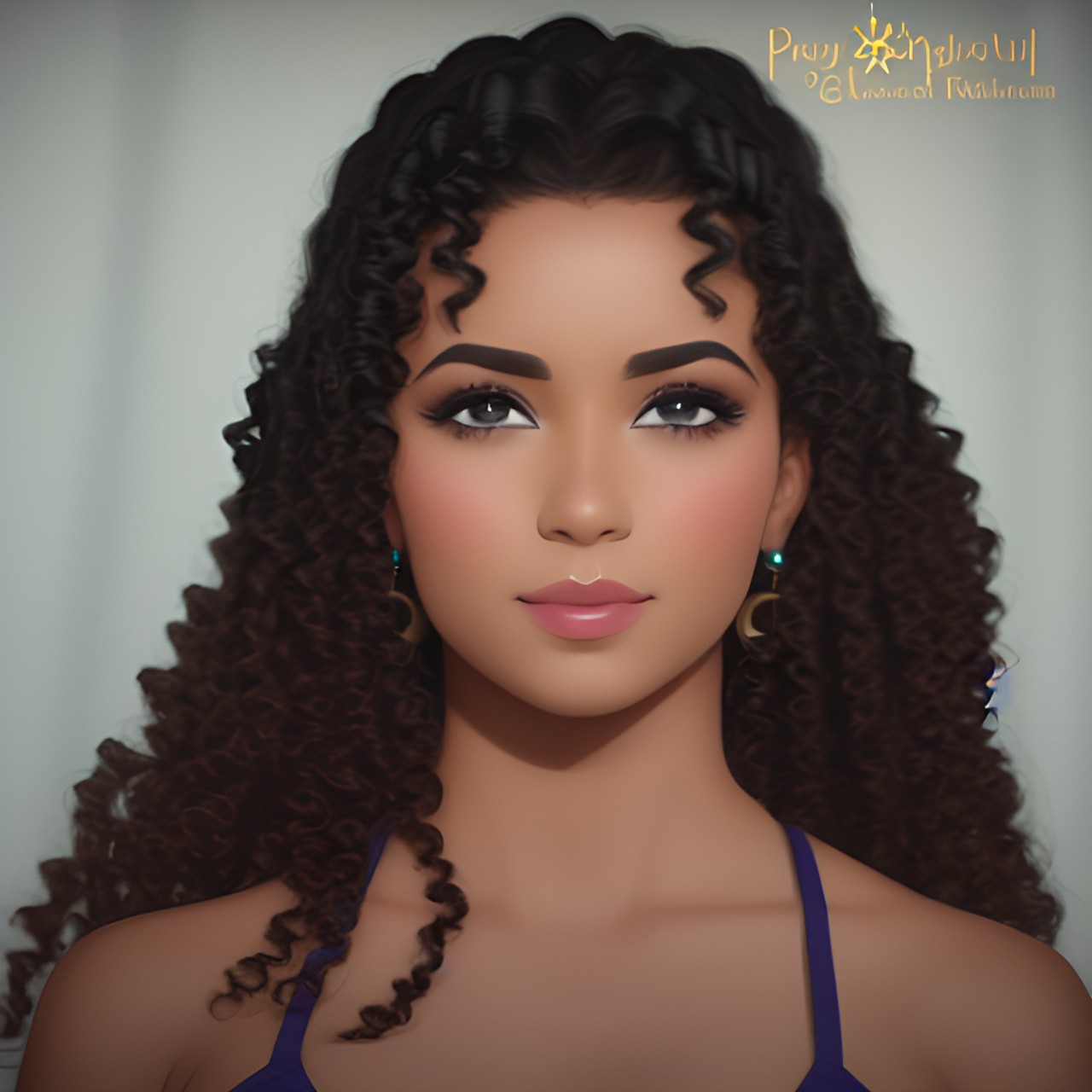 Princess - egyptian, princess, pretty, curly hair preview