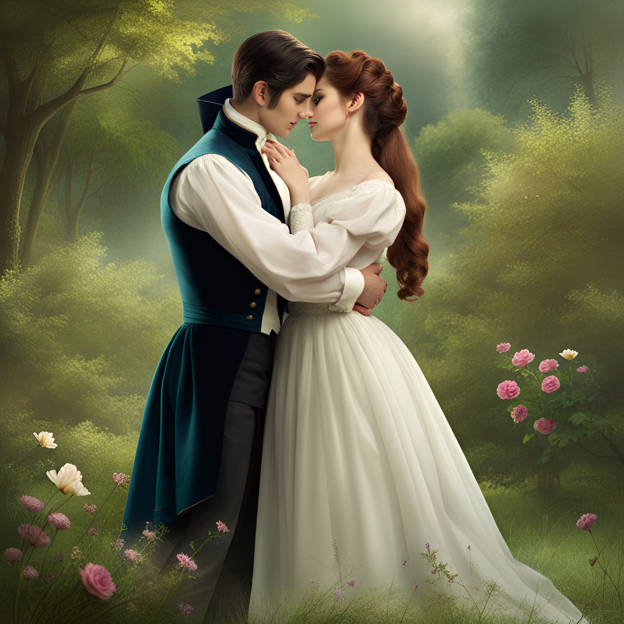 sensual romance in the nature at regency era preview