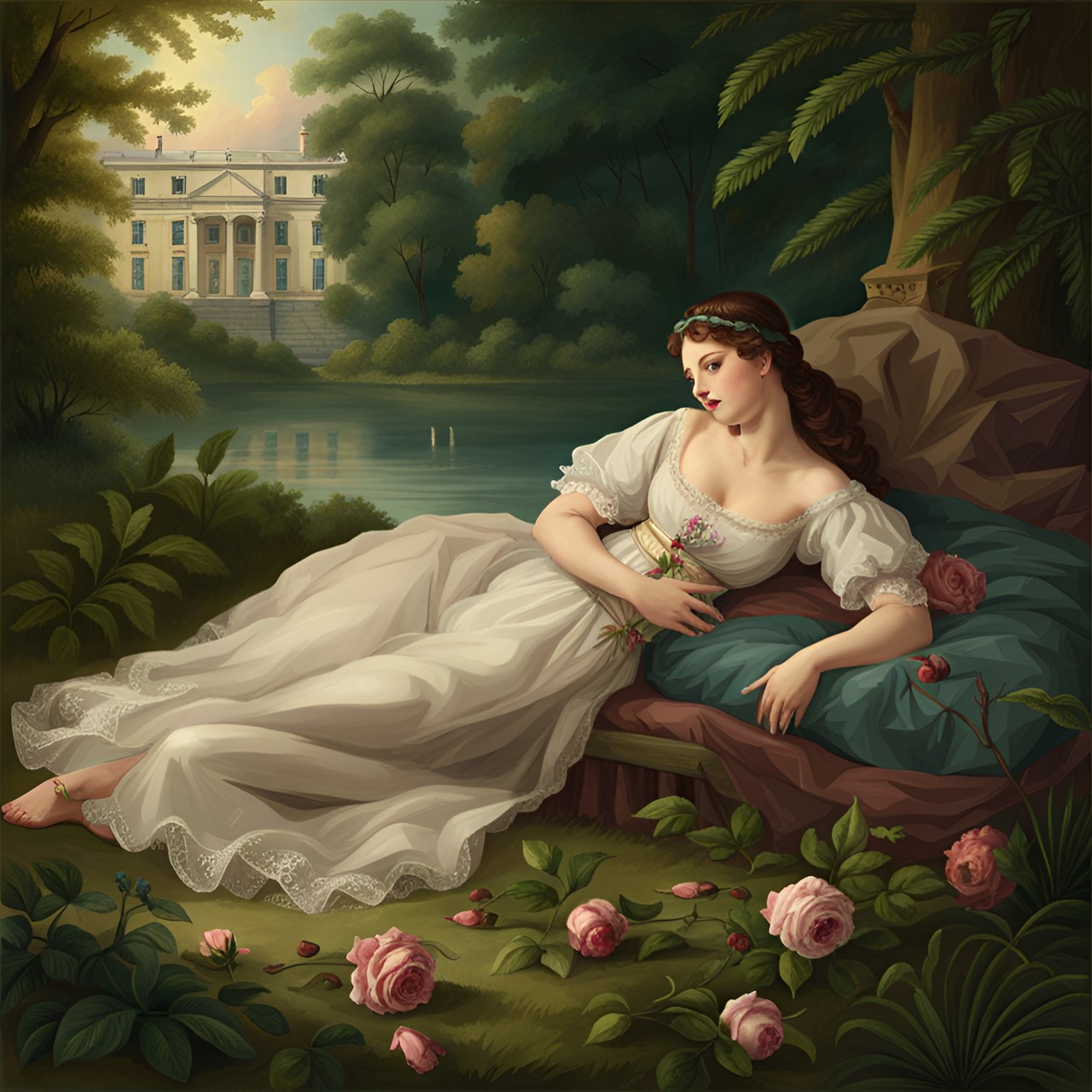 sensual romance in the nature at regency era preview