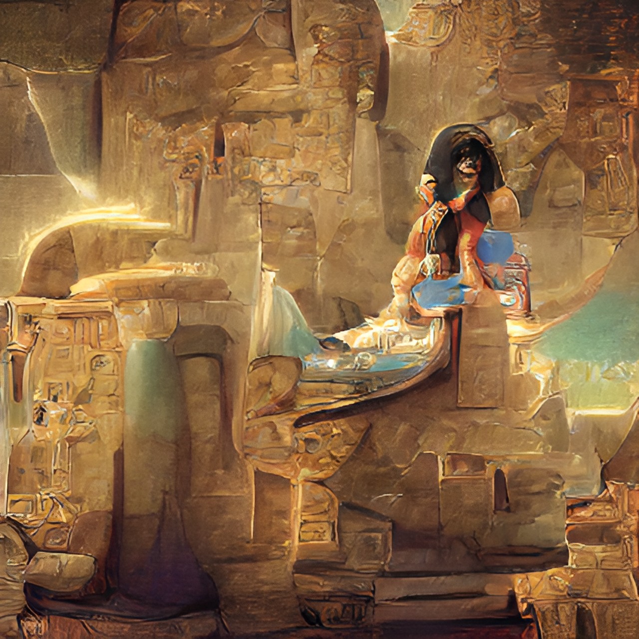 egyptian, princess, pretty, curly hair preview