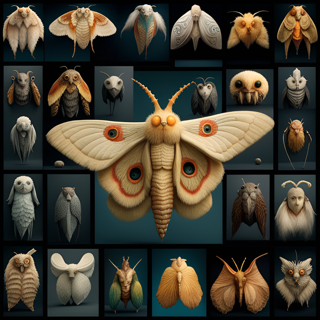 adorable fluffy silk moth
h.r. giger
zdzisław beksiński
francis bacon
salvador dalí
clive barker
joel-peter witkin
junji ito
hans bellmer
guillermo del toro
hieronymus bosch
kazuo umezu
mike winkelmann (beeple)
matthew barney
goya
trevor brown
franciszek starowieyski
suehiro maruo
mark ryden
chris cunningham
william mortensen preview