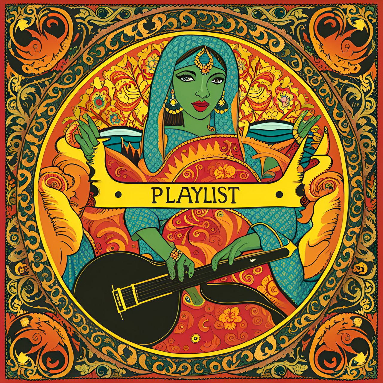 Gitana! - cover for playlist on spotify, "gitana!", gypsy songs preview