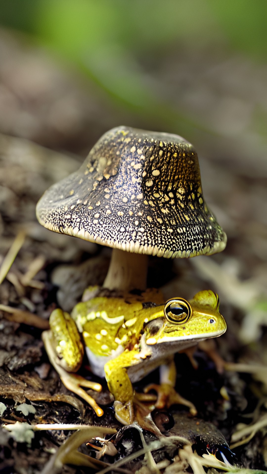 toad on a mushroom preview