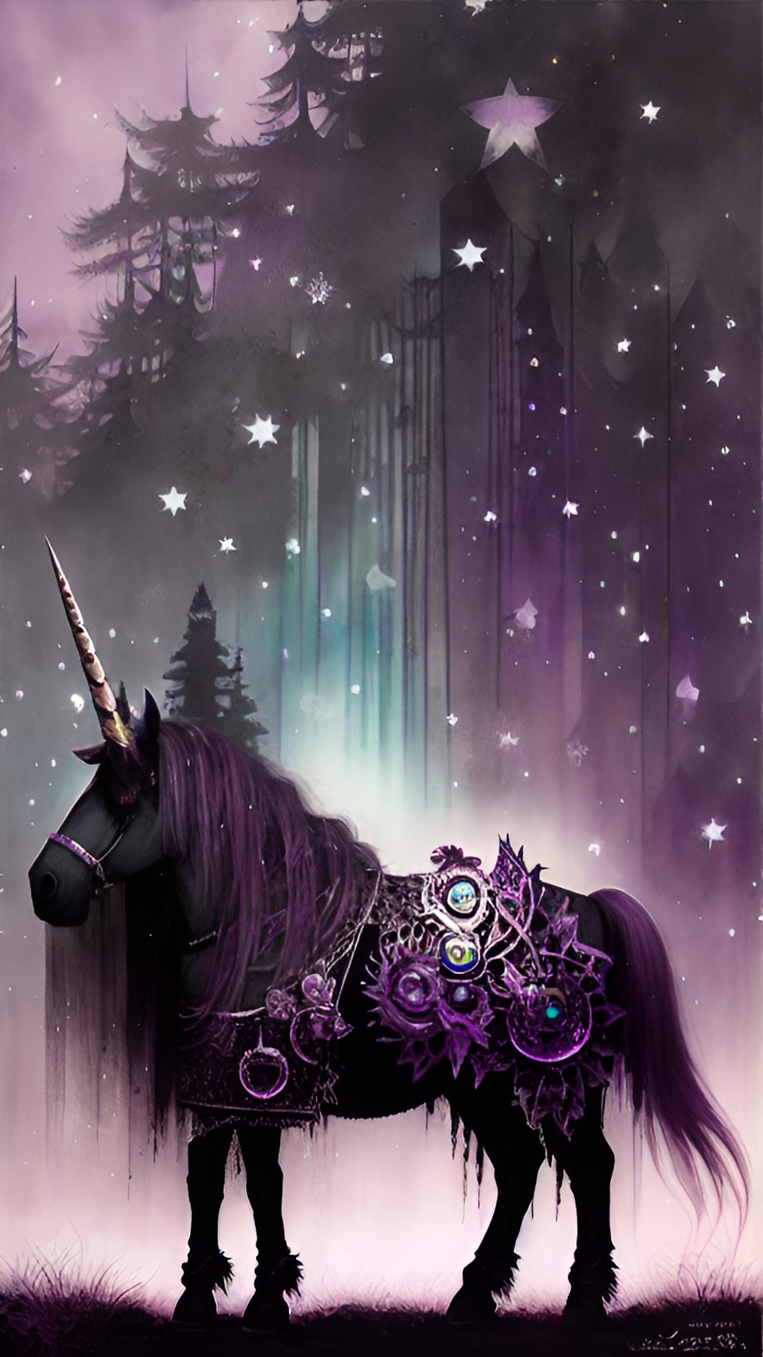 unicorn with a jeweled horn preview