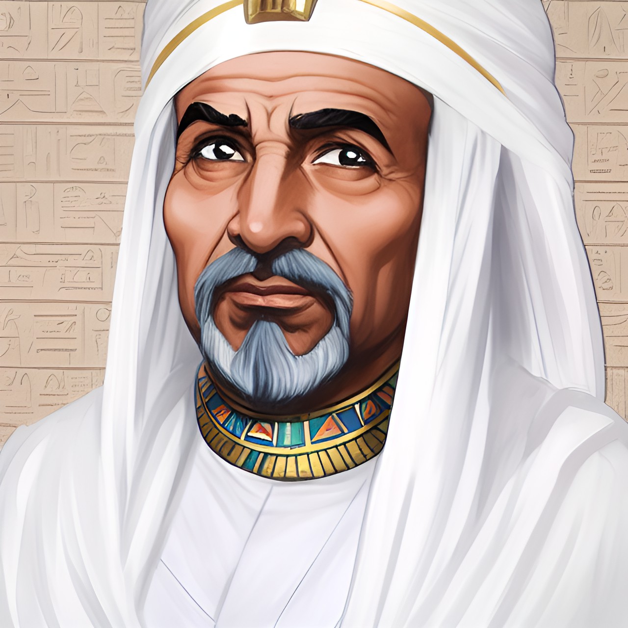 Royal Egyptian Vise - fantasy backgrounds, magic, egypt, oasis, old egyptian man, ancient egyptian royal advisor preview