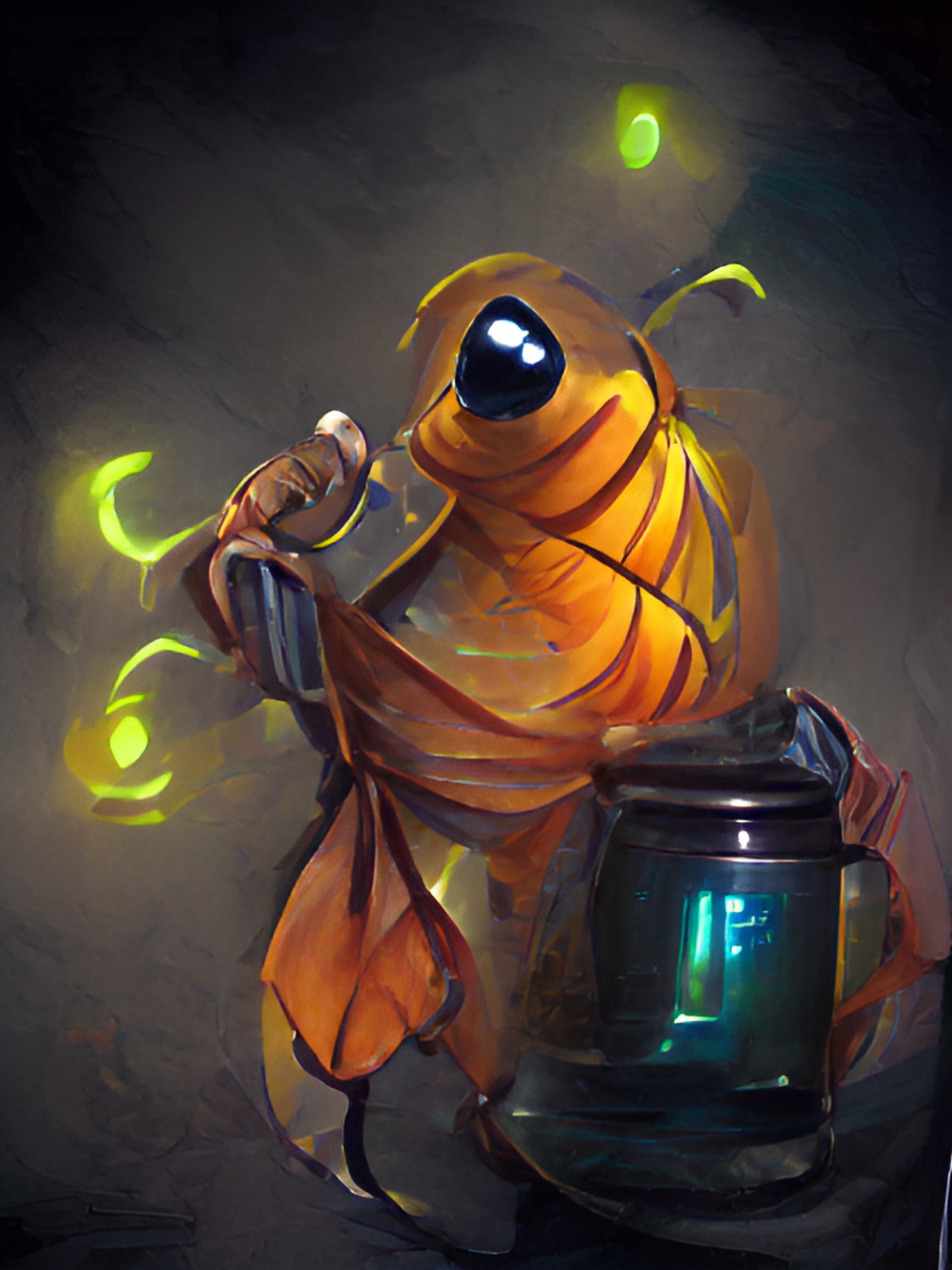 firefly holding a lantern preview