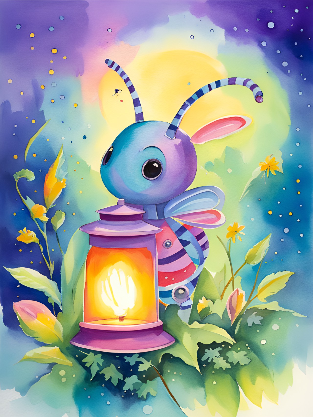 firefly bug holds a lantern preview