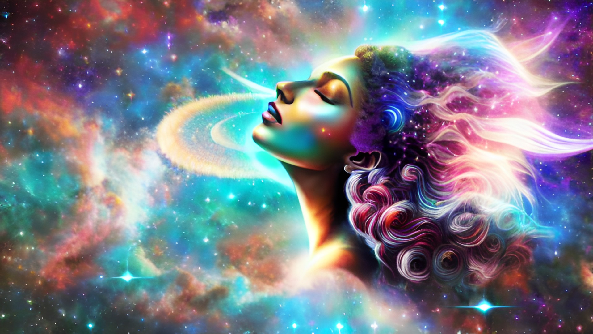 Astral Goddess - astral travel woman preview