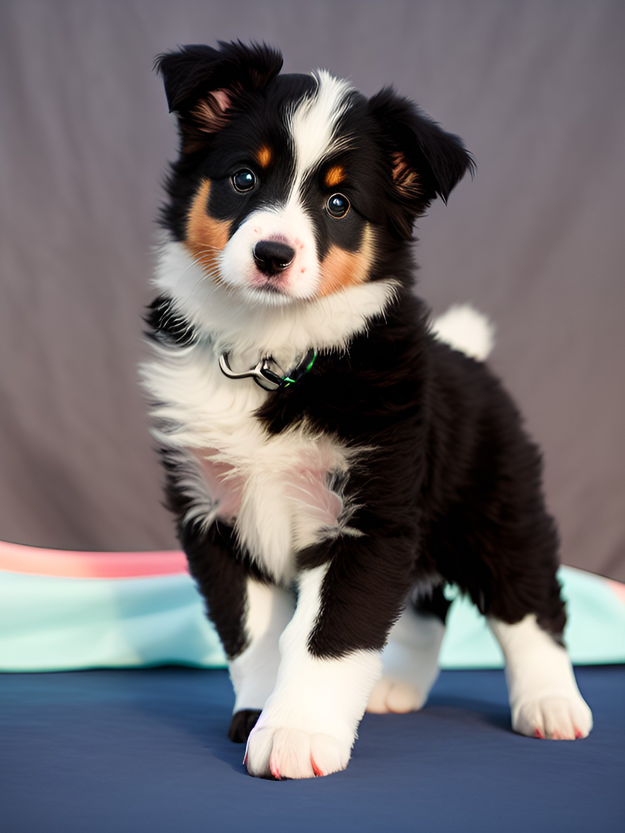 border collie tricolor puppy preview