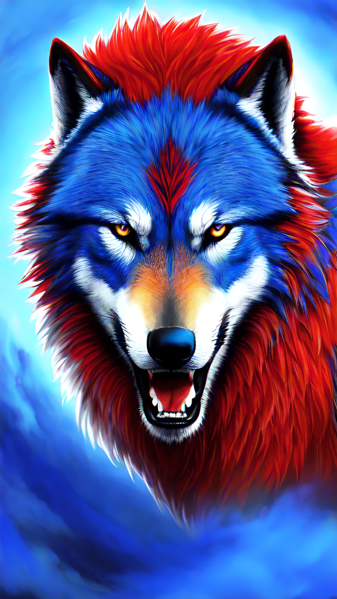 jdj - blue red greed wolf preview