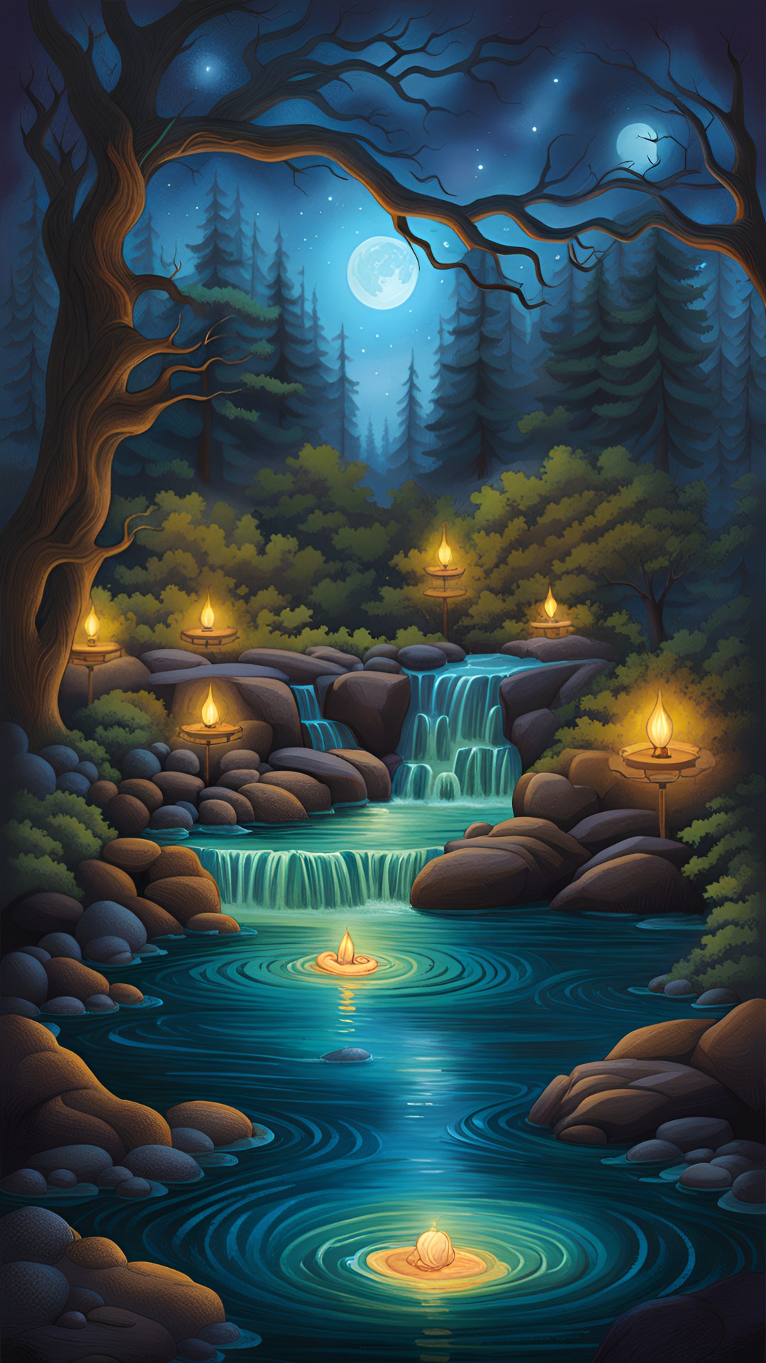 glowing healing waters preview